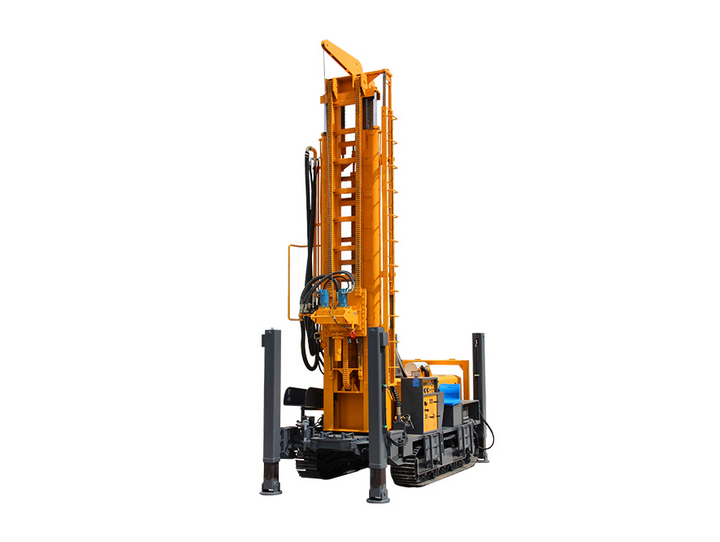 A water well drilling rig capable of drilling 800 meters deep