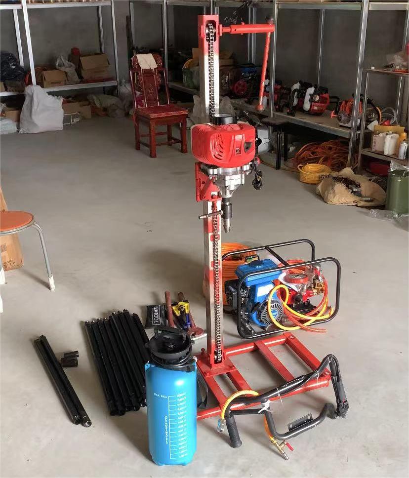 Rack type micro drilling rig