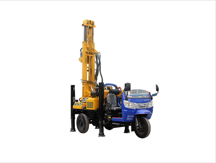 Vehicle mounted water well drilling rig